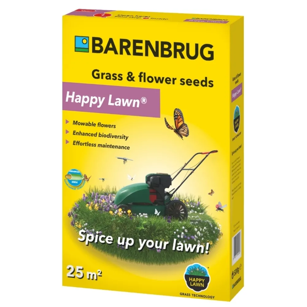 Barenbrug Happy Lawn smeša semena trave i cveća 0.5kg